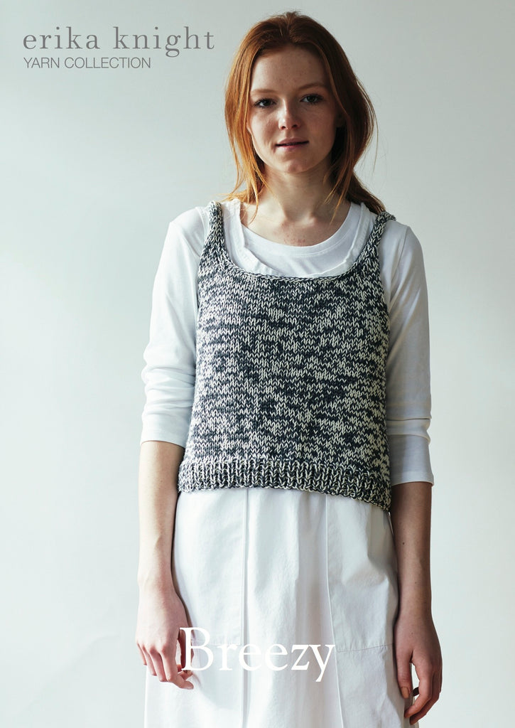 Breezy - a simple knitted vest top by Erika Knight PDF Download