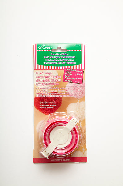Clover Heart Pom-Pom Maker - The Knitter's Yarn