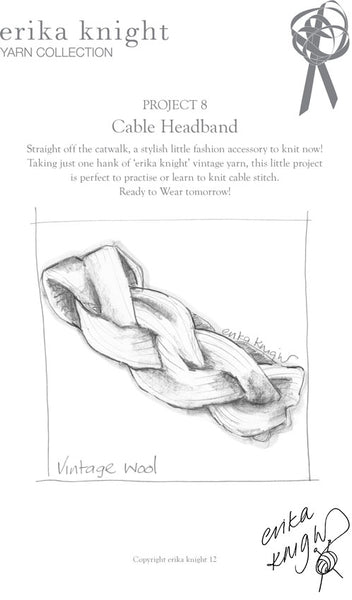 Erika Knight Cable Headband - The Knitter's Yarn