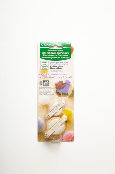 Clover Small Pom-Pom Maker - The Knitter's Yarn