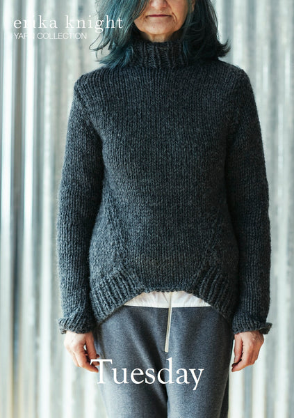 Erika Knight Tuesday Casual Sweater PDF Download - The Knitter's Yarn