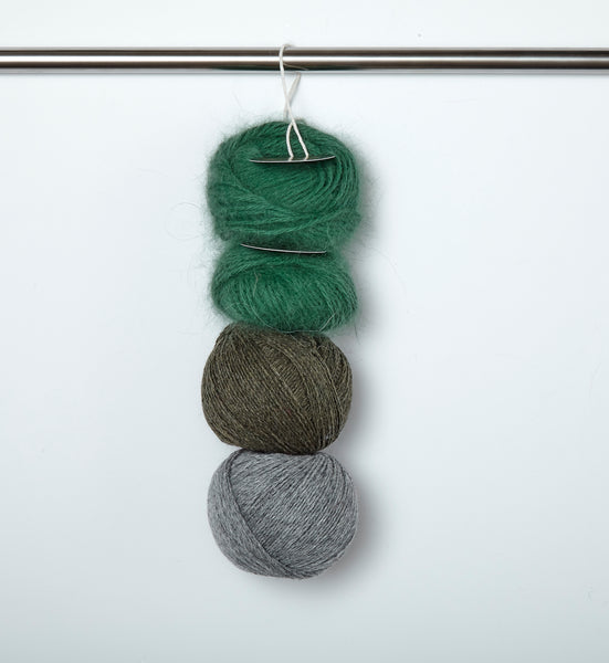 Stripe & Bobble Cowl Kit - The Knitter's Yarn