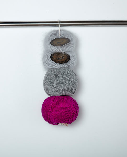 Stripe & Bobble Cowl Kit - The Knitter's Yarn