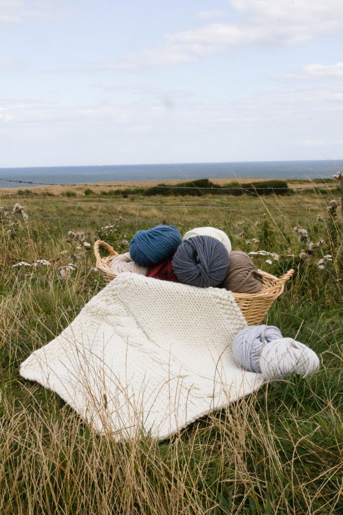 Osprey Chunky Cable Blanket Knitting Kit