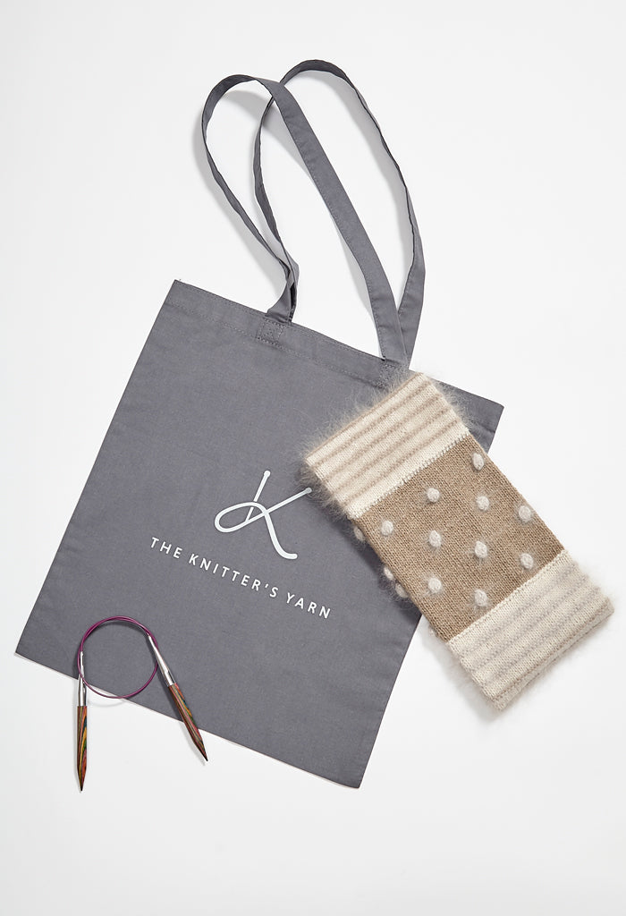 Stripe & Bobble Cowl Kit