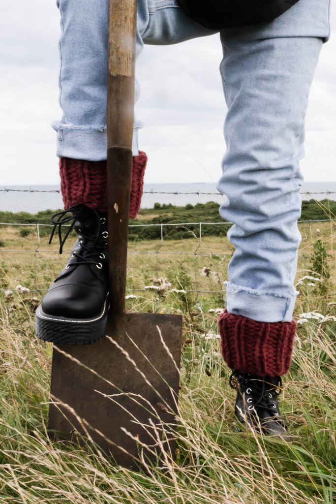 Chough Chunky Wellie Boot Cuffs Knitting Kit