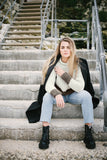 Jack-Snipe Cropped Colour Block Sweater Kit - The Knitter's Yarn