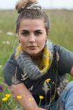 Stripe & Bobble Cowl Kit - The Knitter's Yarn