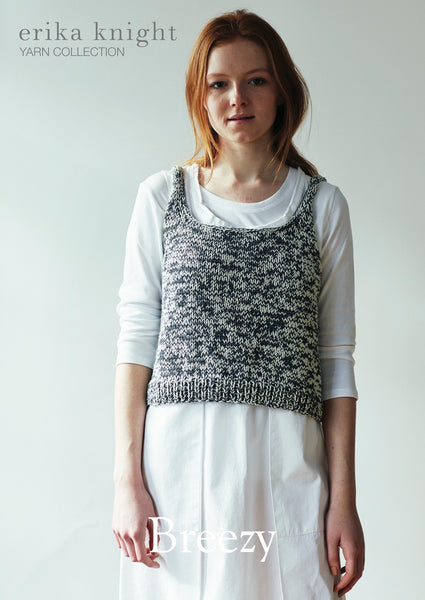 Breezy - a simple knitted vest top by Erika Knight PDF Download - The Knitter's Yarn