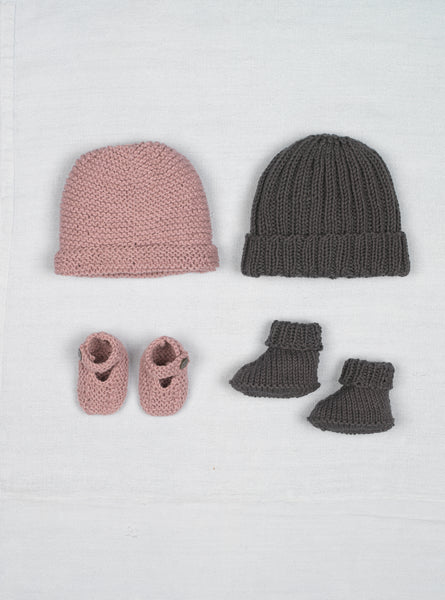 Erika Knight 'Bubble & Squeak' Baby Hats and Booties PDF Pattern - The Knitter's Yarn